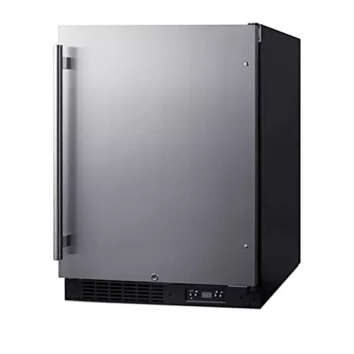 4.0 CU. FT. Upright Frost-Free Freezer in Stainless Steel ADA Compliant
