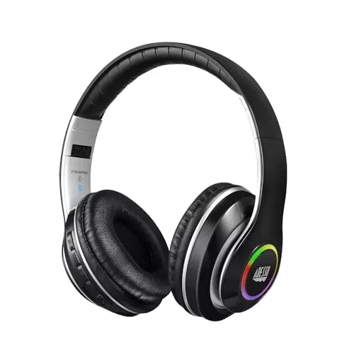 Adesso Xtream P800 Bluetooth Headphones with Active Noise Cancellation, Built-in Mic, 40H Battery, 3.5mm AUX, Foldable, for PC, Laptop, Mobile Devices