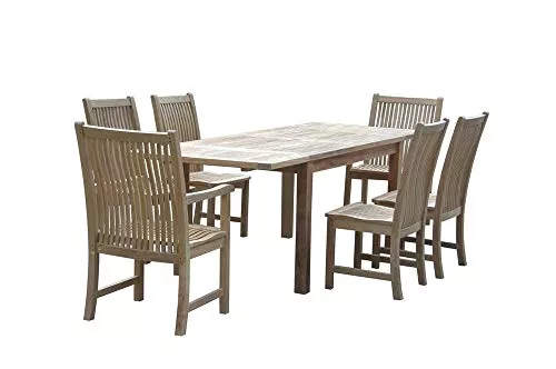 Anderson Teak Bahama Chicago 7-Pieces Dining Set Chair B