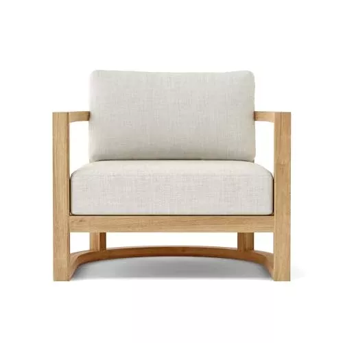 Anderson Teak Junus Lounge Armchair (Linen Natural)