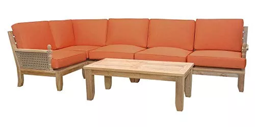 Anderson Teak Luxe Modular Patio Furniture Set 6-Piece