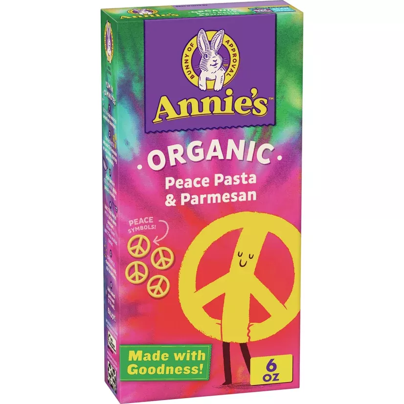 Annie's Peace Pasta & Parmesan- Case Of 12 - 6 Oz - Annie`S Homegrown