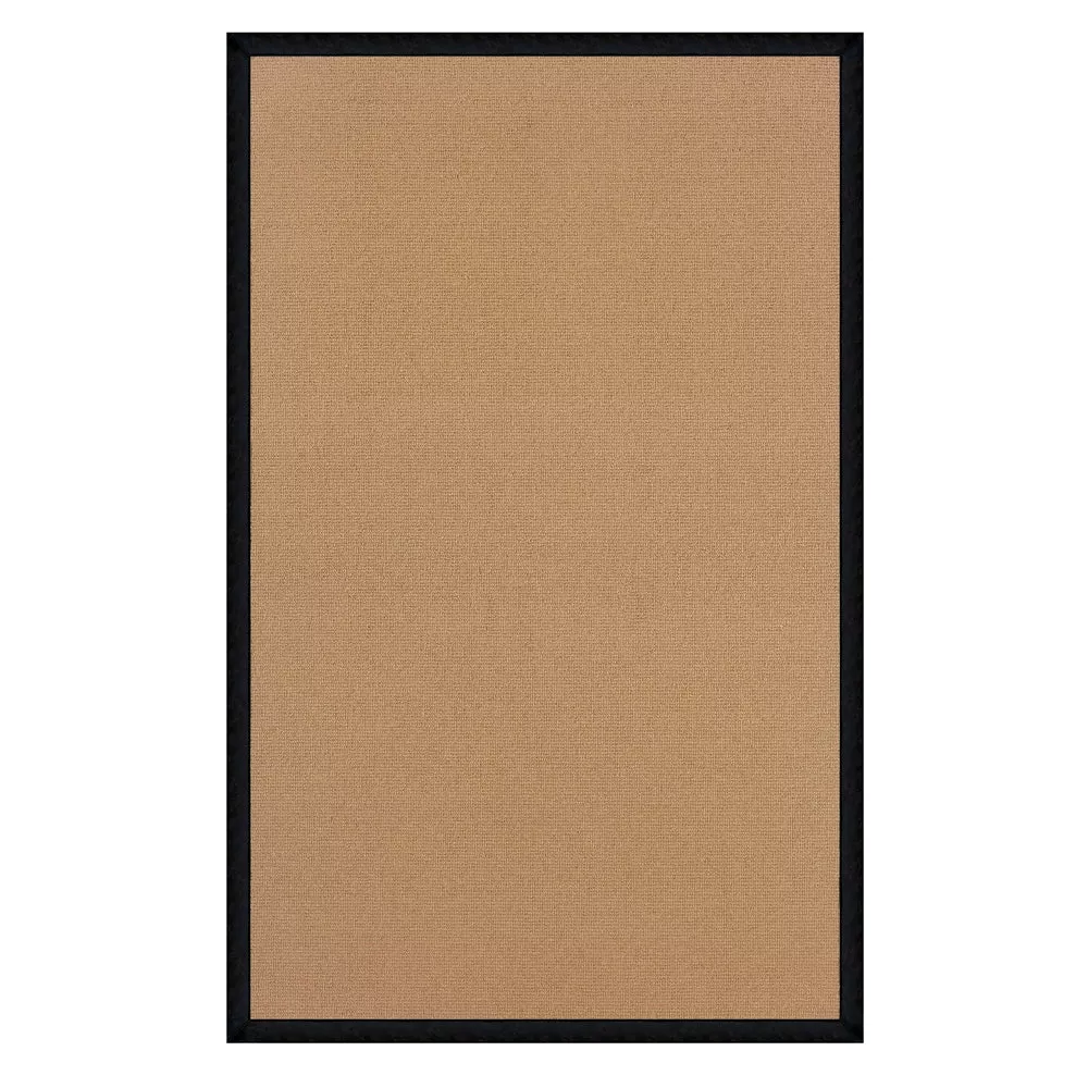 Athena Cork & Black 2.6x8, Rug - Linon