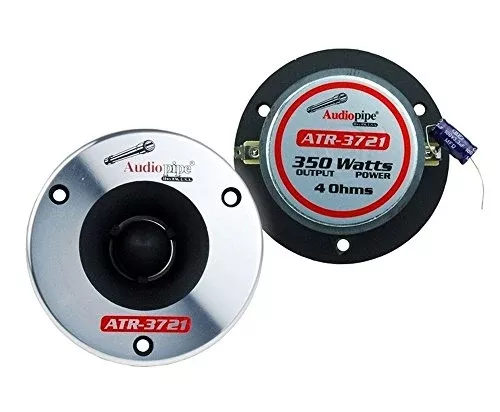 Audiopipe 1 Pair 350 Watts Max 4 Ohm Titanium Super Bullet Tweeters ATR-3721