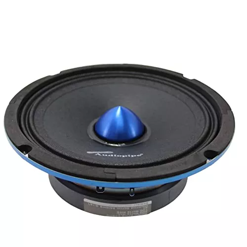 Audiopipe APMB-628PM 6 Inch 200 Watts Max 100 Watts RMS Power Low to Mid Frequency Car Audio Loudspeaker with 4 Ohm Impedance