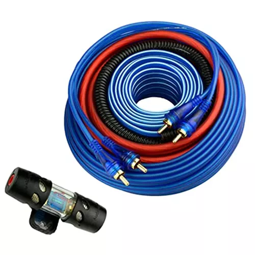 Audiopipe BMS1500SX 8 Gauge Amplifier Wiring Kit - 1500watts W/rca Cables