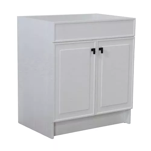 Bellaterra Home F30B-BL-CAB Vanity Cabinet, 30 in, White
