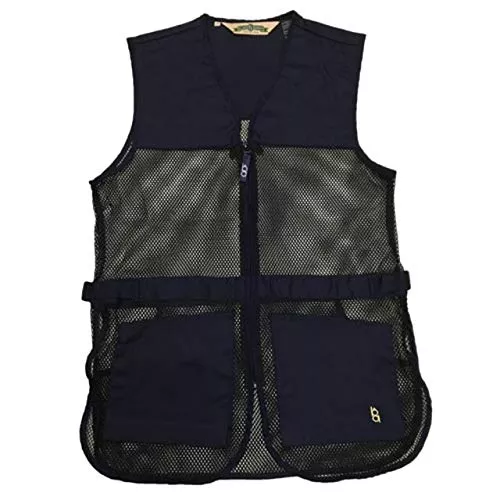 Bob Allen 245M Full Mesh Dual Pad Shooting Vest Navy S