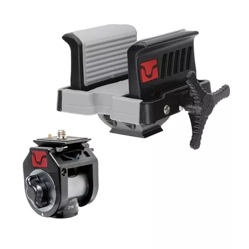 BOG DeathGrip Ultralite and Great Divide Head Combo with Durable Aluminum and Magnesium Construction, Universal Gun Rest, Quick Adjustment, and Ultra-Smooth Movement for Hunting, Shooting, and Outdoor