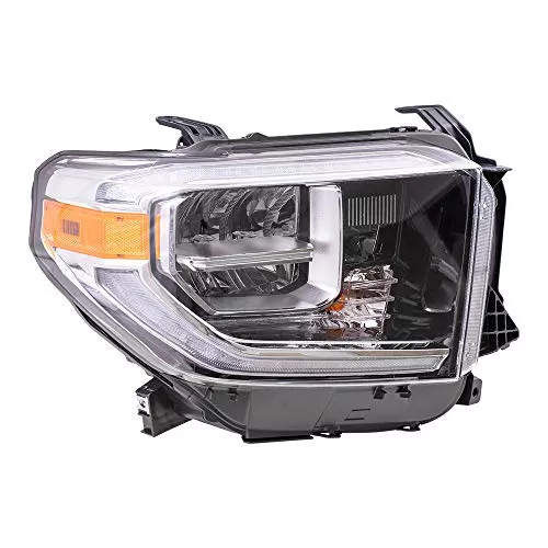 Brock Headlight for 2018-2021 Tundra LED w/o Smoked Chrome Accent 811100C140 Right TO2503262