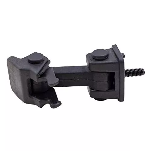 Brock Replacement Chrome Hood Latch Safety Catch Bracket Compatible with 1944-1986 CJ Series 1987-1995 Wrangler 55009343