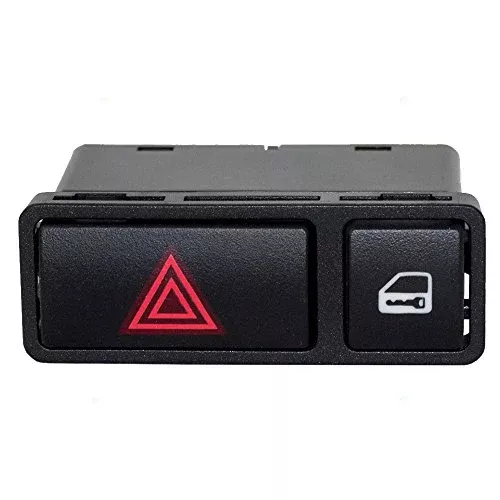 Brock Replacement Hazard Warning Emergency Flasher Switch w/Central Lock Compatible with 00-06 X5 03-08 Z4 & 99-06 3 Series 61318368920