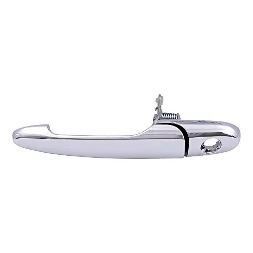 Brock Replacement Passengers Outside Front Chrome Door Handle with Keyhole Compatible with G5 Cobalt Solstice Sky 25869322 25867554