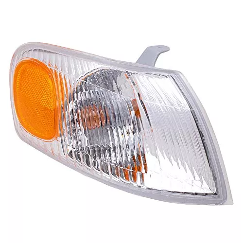 Brock Replacement Passengers Park Signal Corner Marker Light Lamp Lens Compatible with 1998-2000 Corolla 81510-02040