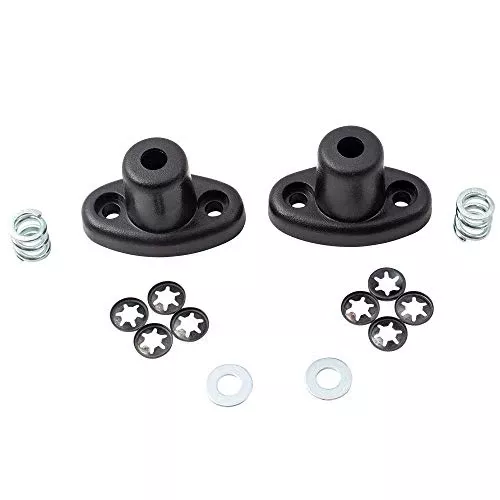 Brock Replacement Sun Visor Repair Bracket Kit Compatible with 1997-2002 Wrangler