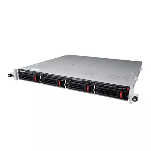 BUFFALO TeraStation 5420RN 4-Bay Business Rackmount NAS 32TB (4x8TB) with Hard Drives Included RAID iSCSI Network Storage File Server