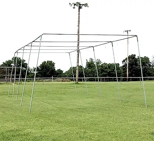 Cimarron Sports Outdoor Practice 55x12x12 1-1/2" Complete Batting Cage Frames