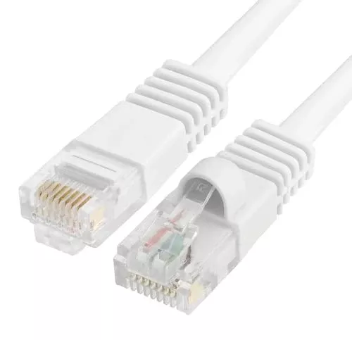 Cmple - Cat5e Ethernet Cable 15 ft, 350 MHz UTP Cat 5e Ethernet Patch Cord, 1Gbps Network LAN Cables, RJ45 Connectors, Compatible with Laptop, Modem, Router - Yellow