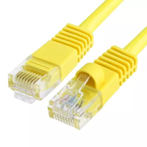 Cmple - Cat5e Ethernet Cable Cat 5e Patch Cables 1Gbps Network LAN Cord, 350MHz, RJ45 Connectors, Compatible with Gaming Console, Computer, Modem, Router, 25 ft - Green