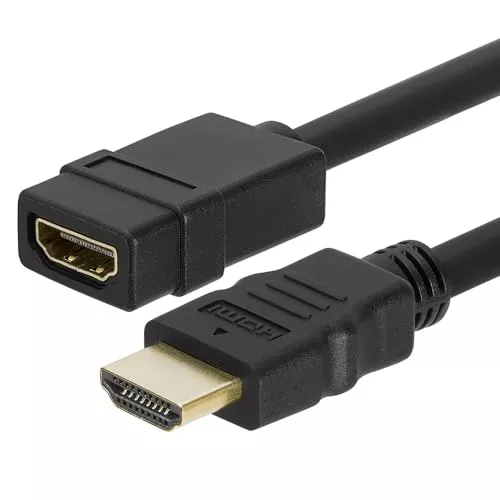 Cmple RG59U 50 Feet BNC Male to RCA Male, 75 Ohm, Coaxial BNC to RCA Video Cable, Black, (453-N)