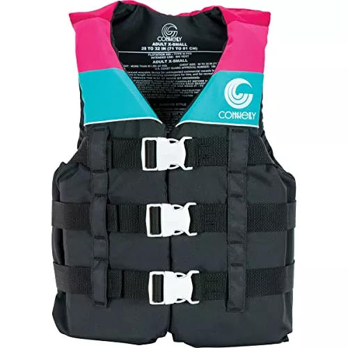 Connelly Junior Retro Nylon Life Vest - Black/Pink