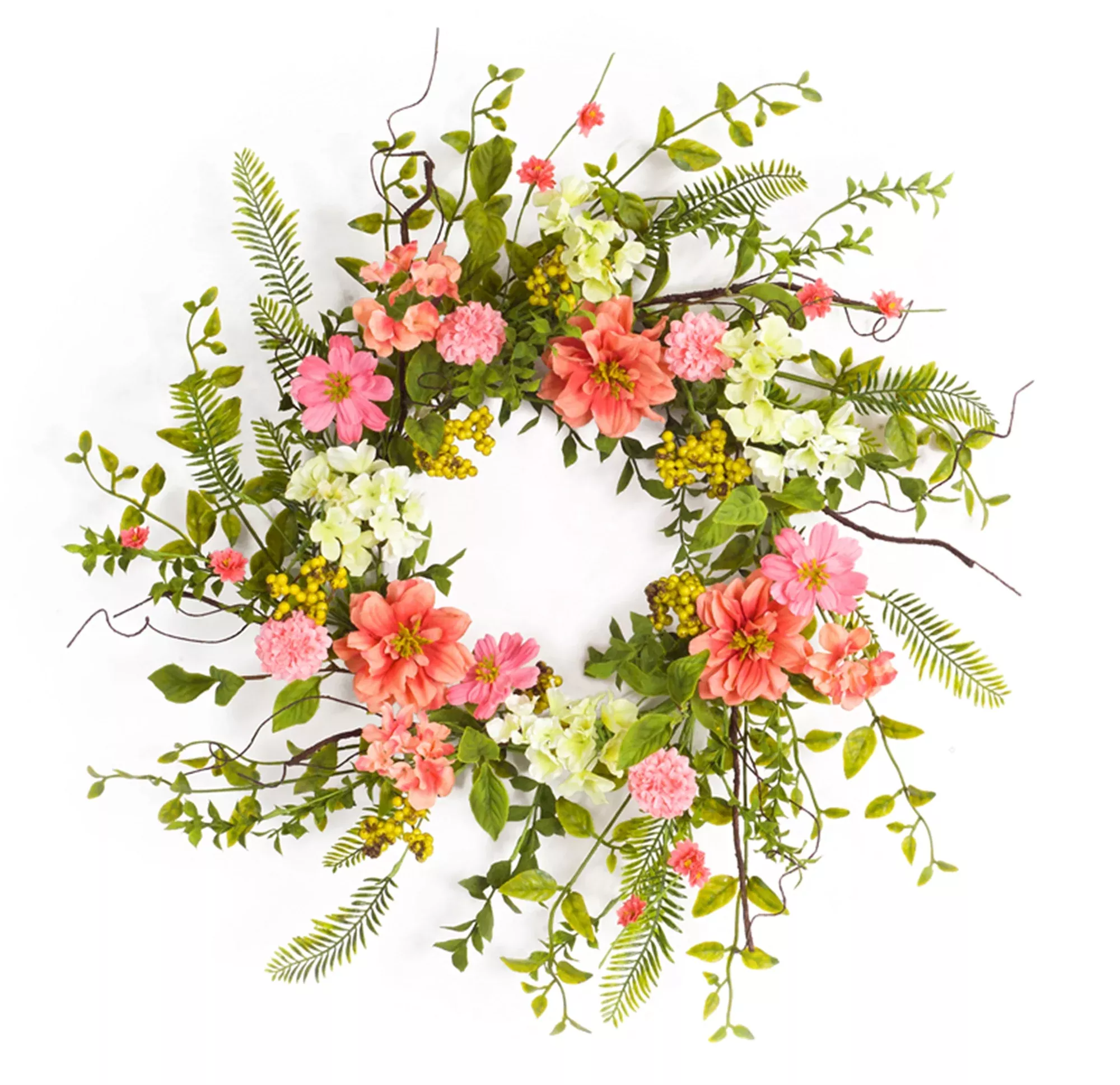 Cosmos Berry Wreath 27''D - Melrose International