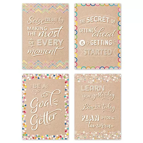 CTP Krafty Pop Inspire U Motivational Posters 4-Poster Pack (Creative Teaching Press 10849)