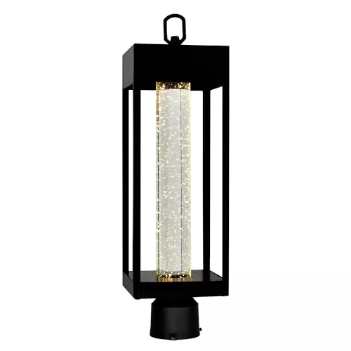 CWI Lighting Rochester LED Integrated Black Metal Outdoor Wall Light