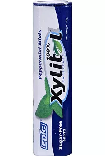 Epic DentalXylitol Sweetened Peppermint- Case Of 10 - 60 Ct