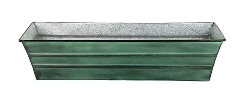 GrillsGoneWild 5"x 22" x 6" Galvanized Tin Window Box
