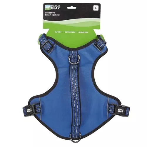 Guardian Gear GG Reflective Nylon Harness L Blu