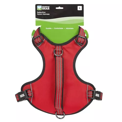 Guardian Gear GG Reflective Nylon Harness S Red