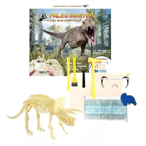 HamiltonBuhl STEAM Education Paleo Hunter Dig Kit - Triceratops Rex