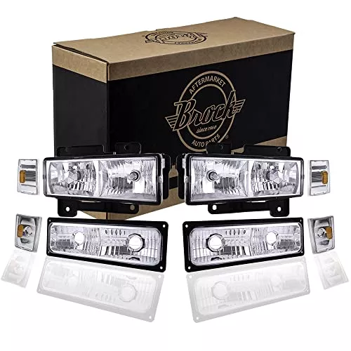 Headlight for 2003-2006 Silverado 1500 2003-2006 Silverado 1500 HD 2003-2006 Silverado 2500 2003-2006 Silverado 2500 HD 2003-2006 Silverado 3500 2003-2006 Avalanche 1500 2003-2006 Avalanche 2500 Set