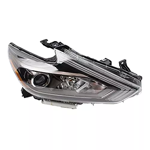 Headlight for 2016-2018 Altima Black Bezel w/o LED Daytime Running Lights 260109HS9B Right NI2503249