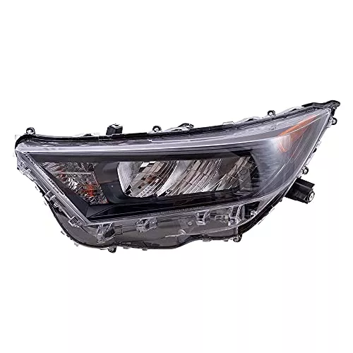 Headlight for 2019-2022 RAV4 LED LE Black NA Built w/o LED Signal w/o Adaptive 811500R152 Left TO2502274