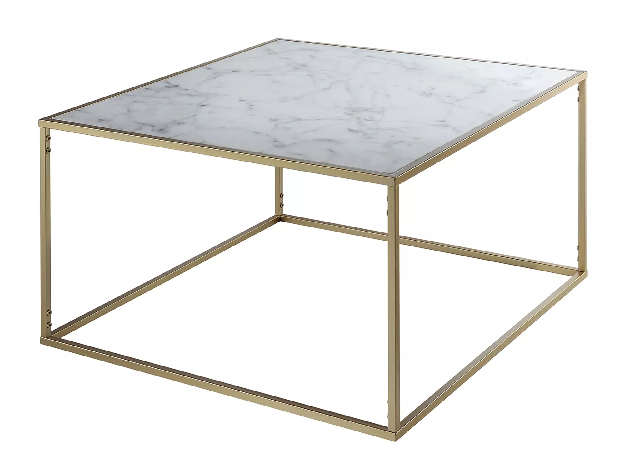 HighBoy Gold Coast Faux Marble Coffee Table
