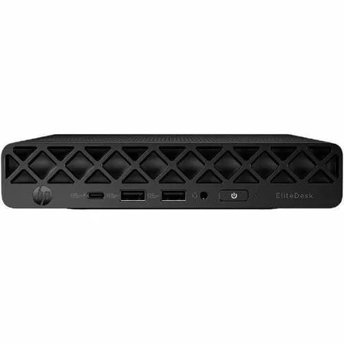 HP EliteDesk 8 G1i Desktop Computer - Intel Core Ultra 7 265T - vPro Technology - 16 GB - 512 GB SSD - Desktop Mini - Jack Black - Intel Q870 Chip - Windows 11 Pro - DDR5 SDRAM - English Keyboard - IE