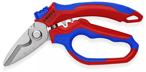 KNIPEX Tools 95 05 20 US Angled Electricians' Shears, 6-1/4"