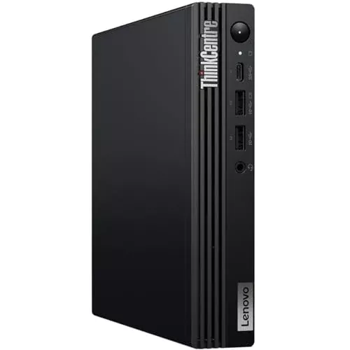 Lenovo ThinkCentre M70q Gen 5 12TD001SUS Desktop Computer - Intel Core i7 14th Gen i7-14700T - vPro Technology - 32 GB - 1 TB SSD - Tiny - Black