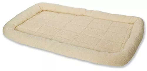 Little Giant Pet Lodge Fleece Pet Bed, 41 Inch Extra-Large Size, Cream