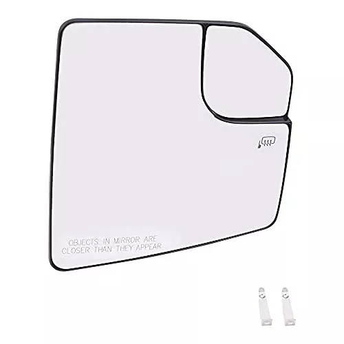 Mirror Glass with Base for 2015-2020 F-150 Heated FL3Z17K707B Right FO1325140