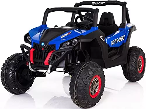MotoTec Mini Moto UTV 4x4 12V White (2.4Ghz Rc)