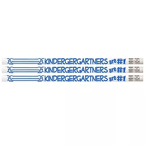 Musgrave Pencil Company Kindergartners Are #1 Motivational Pencils, #2 Lead, 12 Per Pack, 12 Packs (MUS2203D-12)