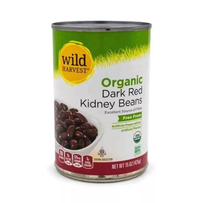 Og2 Wh Beans Kdny Dk Red- Case Of12 X 15 Oz- Wild Harvest