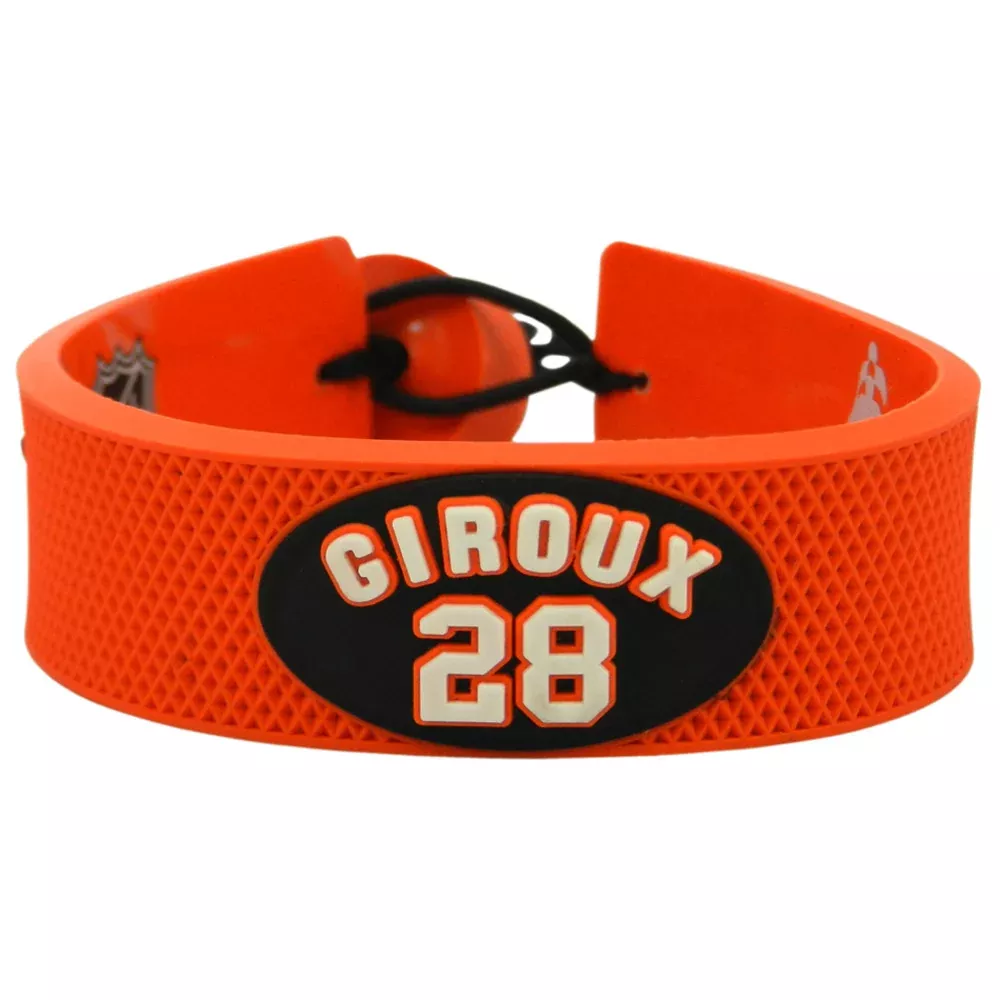 Philadelphia Flyers Bracelet Team Color Jersey Claude Giroux Design CO - Gamewear