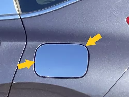 QAA 1 Piece Stainless Steel Gas Door Cover Trim That is Compatible with Honda CR-V 2017-2022 GC17235