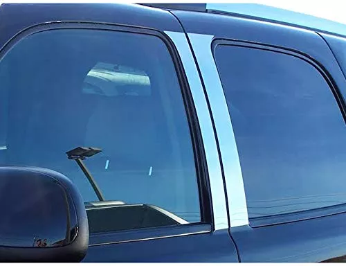QAA is Compatible with 1996-2002 Saturn Sl 4 Piece Stainless Pillar Post Trim PP42445