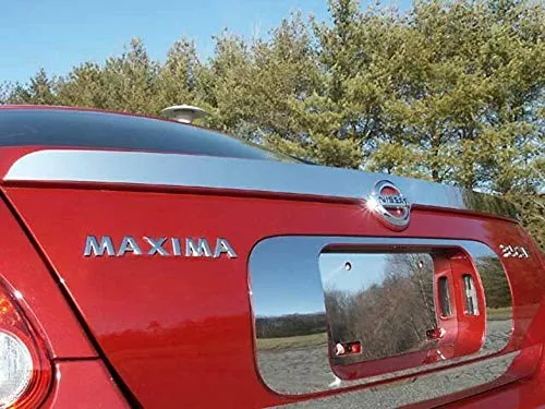 QAA is Compatible with 2004-2006 Nissan Maxima 1 Piece Stainless Spoiler Cover, 3.69" Width SP24540