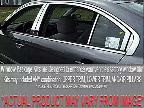 QAA is Compatible with 2005-2011 Toyota Avalon 6 Piece Stainless Window Trim Package, Includes Upper Trim only, NO Pillar Posts, NO Window Sills. WP25126